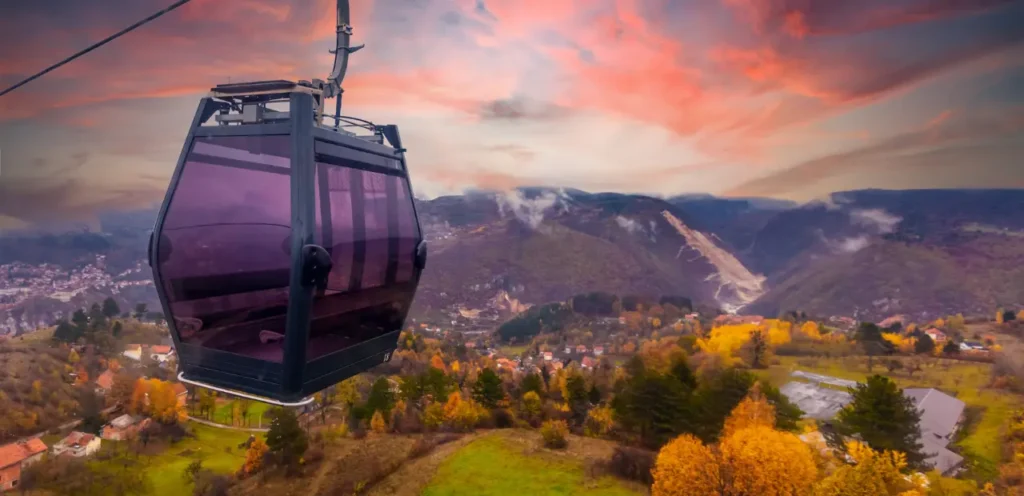 A magical sky tour: Trebević cable car in the heart of Sarajevo